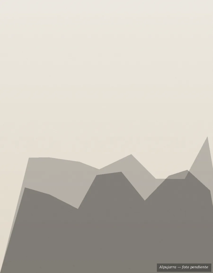 Paisaje de Sierra Nevada